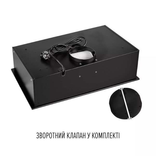 Фото - Витяжка вбудована Perfelli NUOVA 6JWRBM NERO SILENZIO